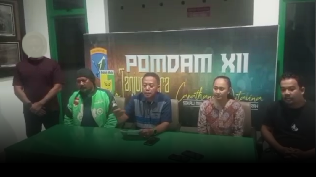 Kodam Tanjungpura Pastikan Oknum Anggota TNI Pemukul Driver Ojol Diproses Hukum