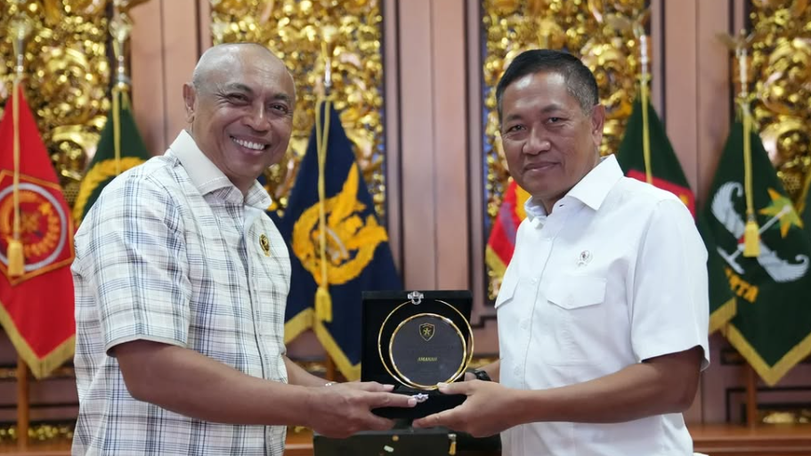 Wamenhan Terima Kunjungan Sespimti Polri untuk Perkuat Sinergi Pertahanan