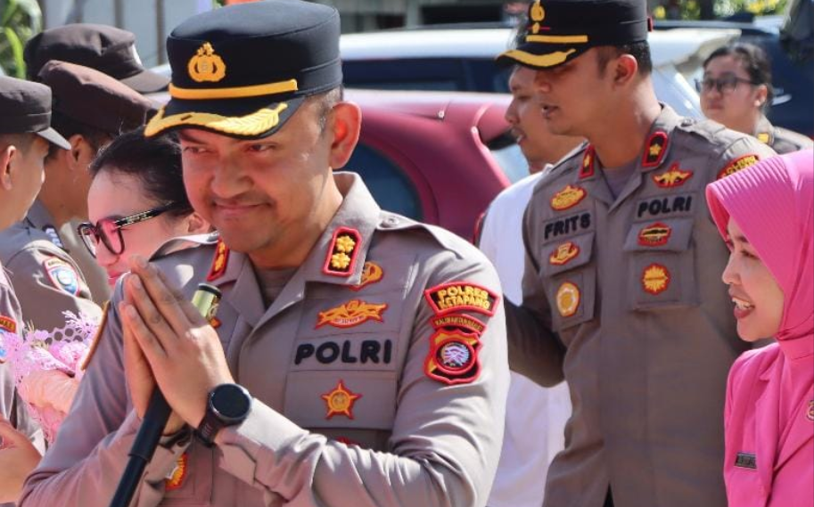 Kunjungi Dua Polsek, Kapolres Ketapang Tekankan Profesionalisme dan Peningkatan Pelayanan Publik