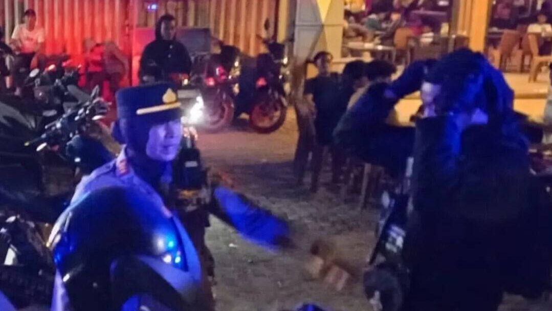 Patroli Malam Minggu Polsek Pontianak Selatan Amankan Belasan Remaja Diduga Balap Liar