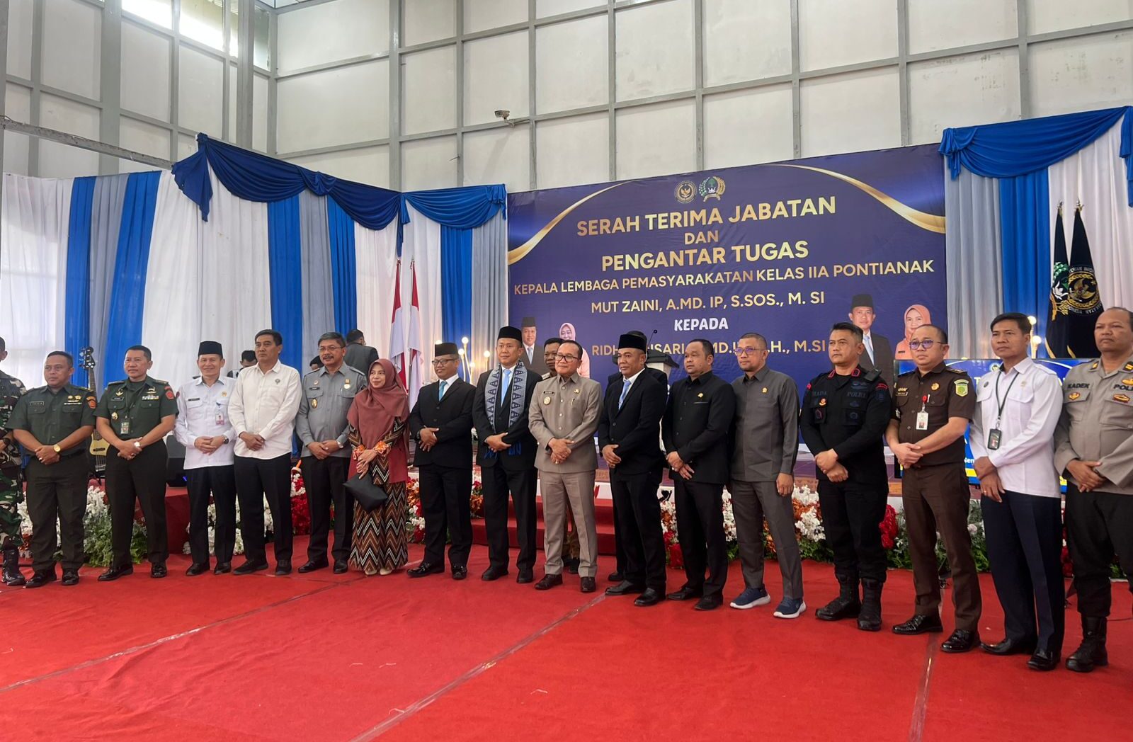 Khidmat, Serah Terima Jabatan Kepala Lapas Kelas IIA Pontianak Jadi Momen Estafet Kepemimpinan