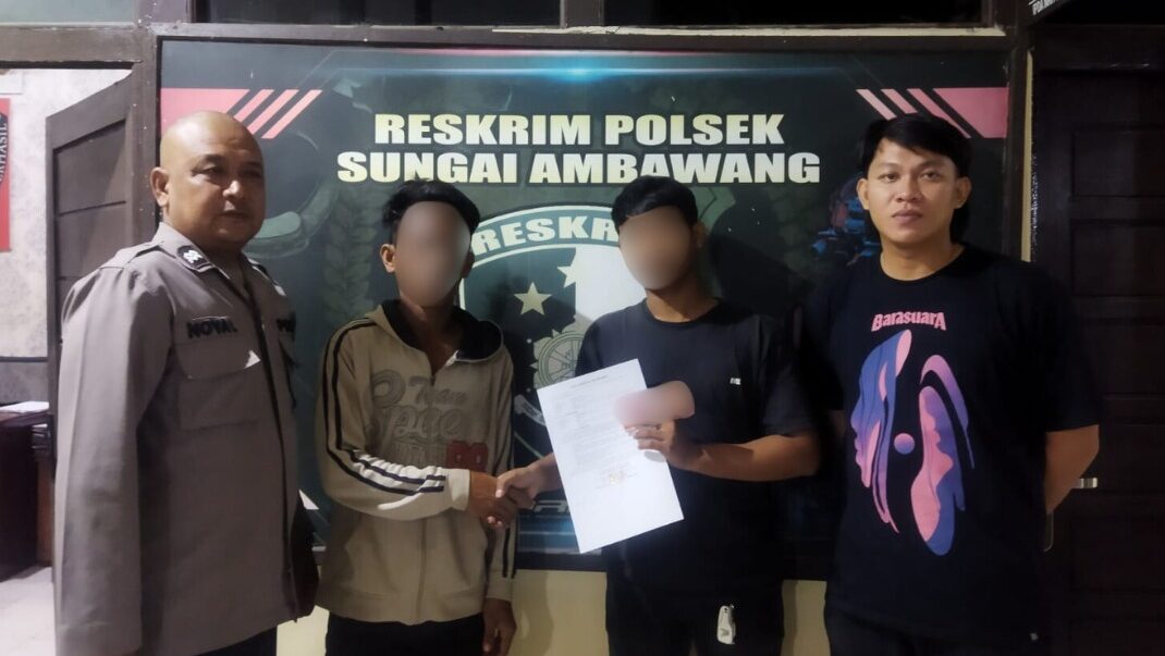 Berawal dari Kecelakaan, Berakhir Damai: Polisi Mediasi Kasus Penganiayaan di Ambawang