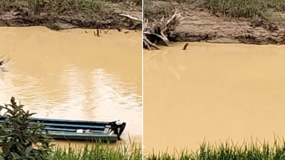 Air Sungai Payak Tercemar Parah Diduga Limbah PETI, Warga Sintang Tak Bisa Mandi