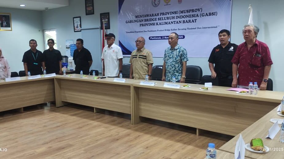 Musprov GABSI Kalbar 2025: 11 Pengcab Sepakat Tunjuk Kembali Raden Hidayatullah Sebagai Ketua