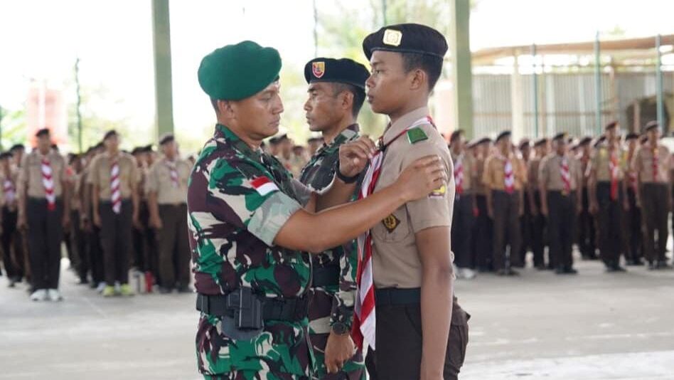 Kasdam XII/Tpr Kukuhkan 500 Patriot Muda KKRI Batch III