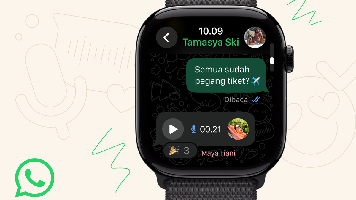 WhatsApp di Apple Watch Resmi Rilis: Cek Fitur Dasar dan Syarat watchOS yang Dibutuhkan