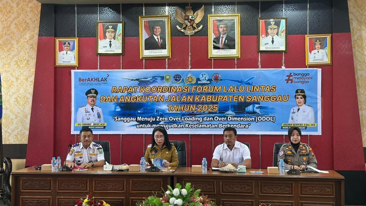 Dukung Program Nasional, Pemkab Sanggau dan Polres Ajak Pelaku Usaha Transportasi Wujudkan Zero ODOL