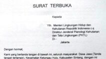 Kebun Warga Masuk Hutan Produksi, Ratusan Warga Desa Jasa Sintang Protes Menteri LHK