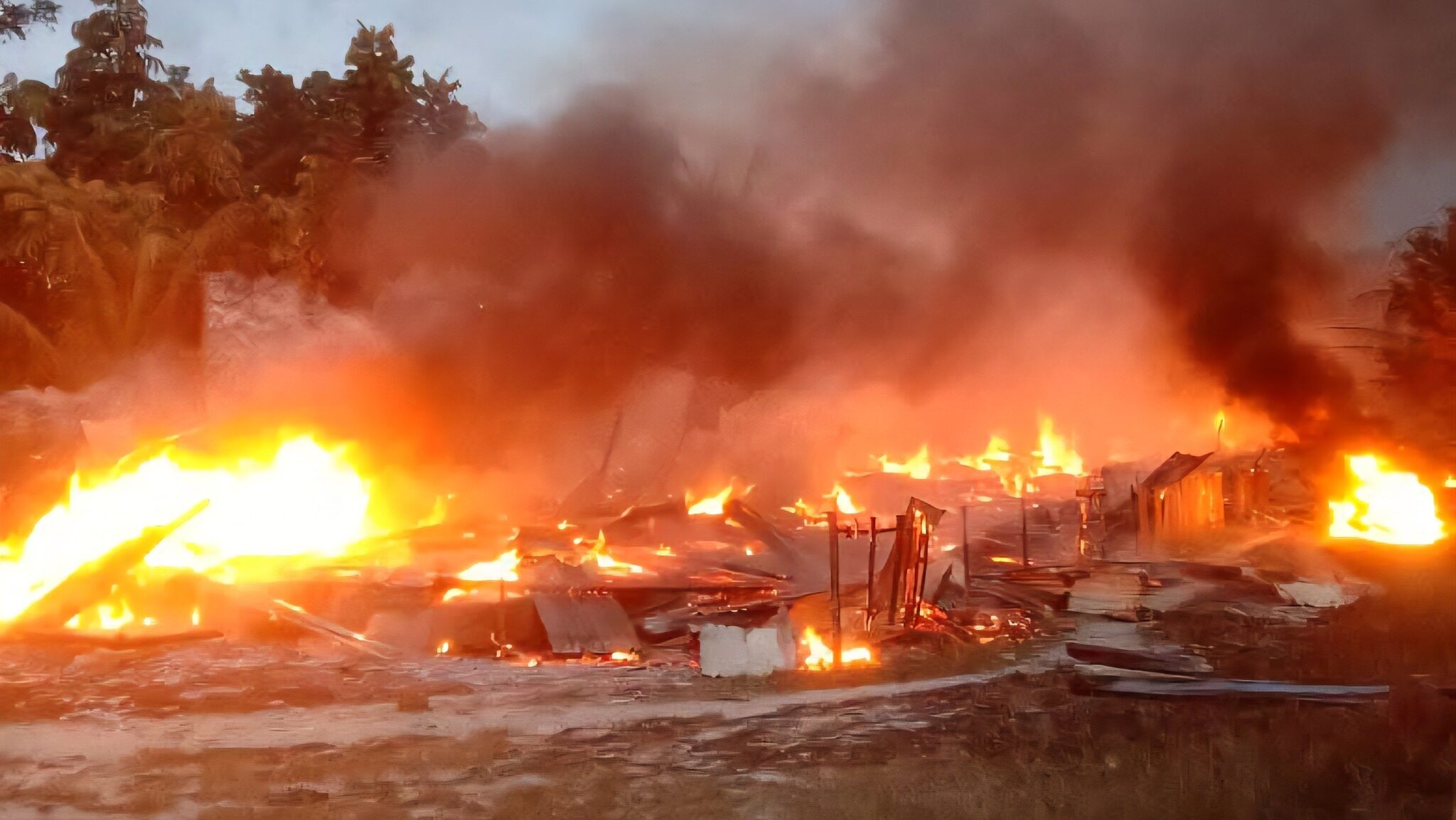 10 Pintu Mess Karyawan PT Laik di Sambas Ludes Terbakar