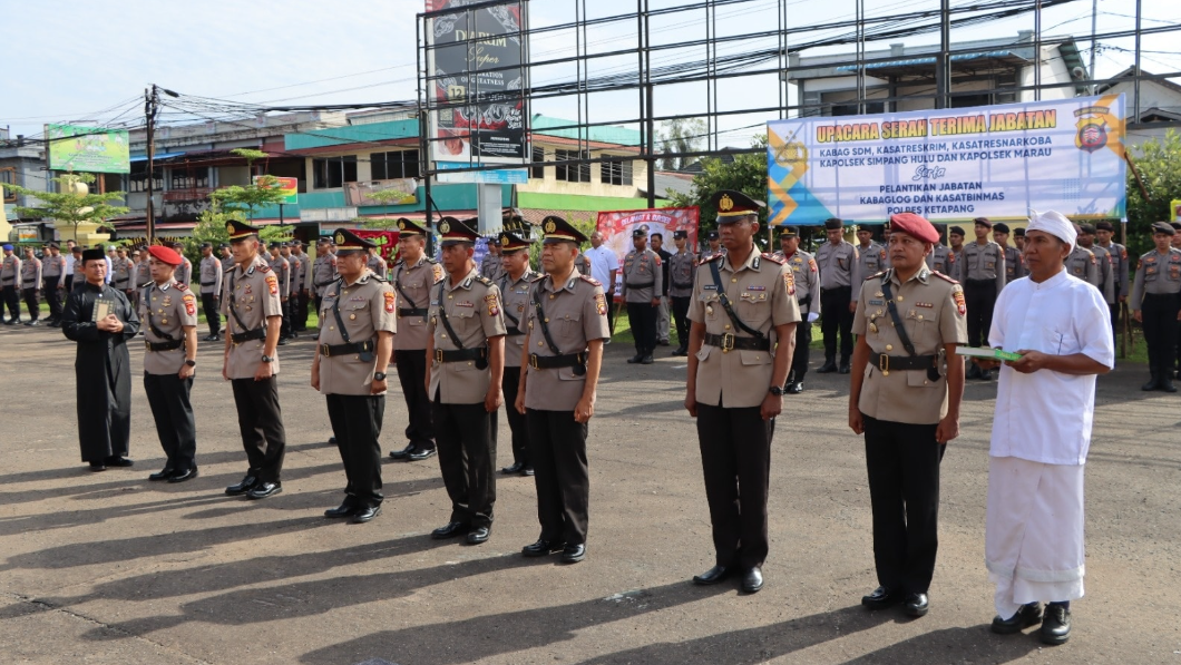 Gerbong Mutasi Bergerak: Kasat Reskrim dan Kasat Narkoba Polres Ketapang Berganti