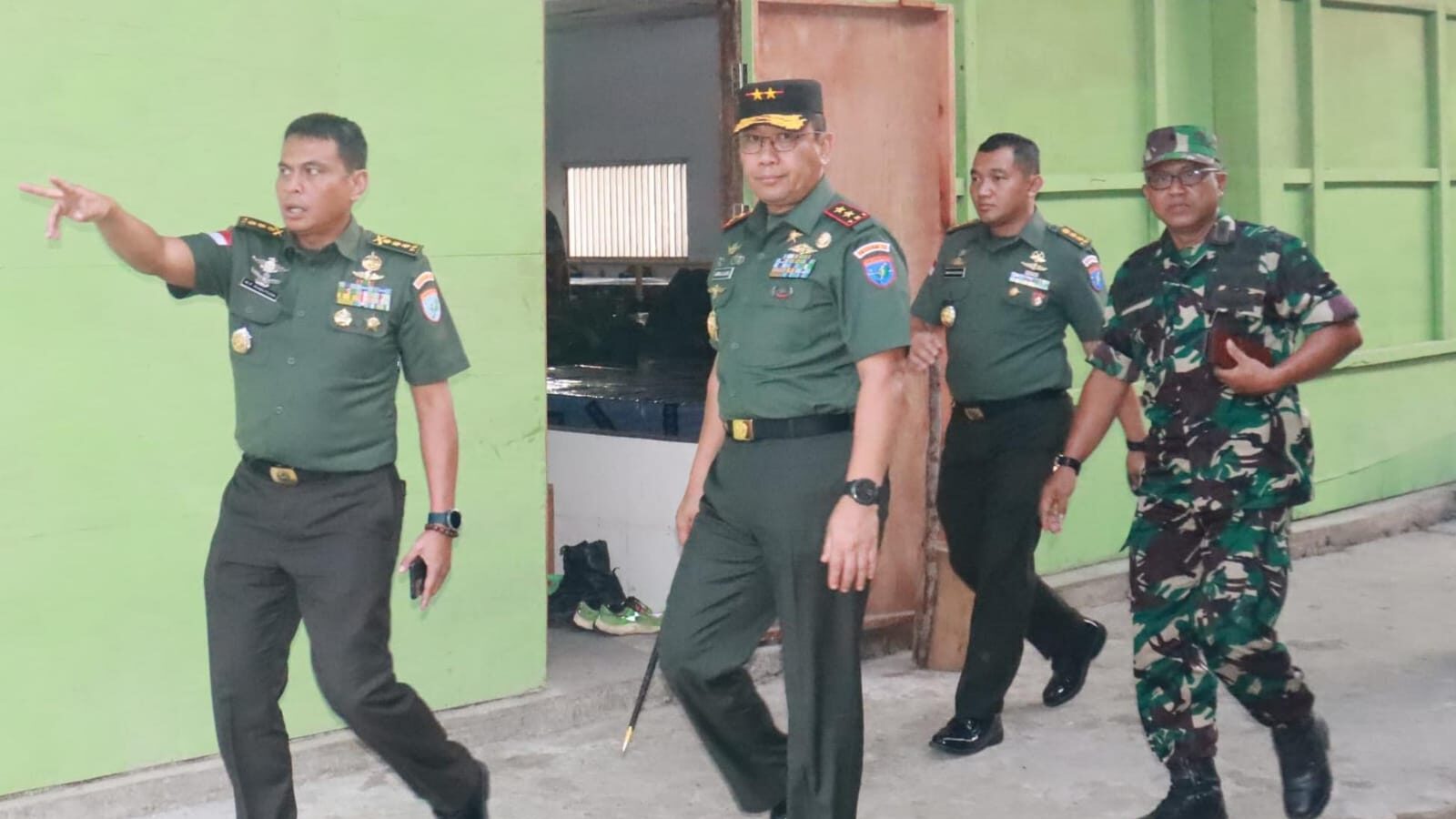 Pangdam Jamallulael Tinjau Yonif 882/Hulubalang, Batalyon Baru Penggerak Ketahanan Pangan