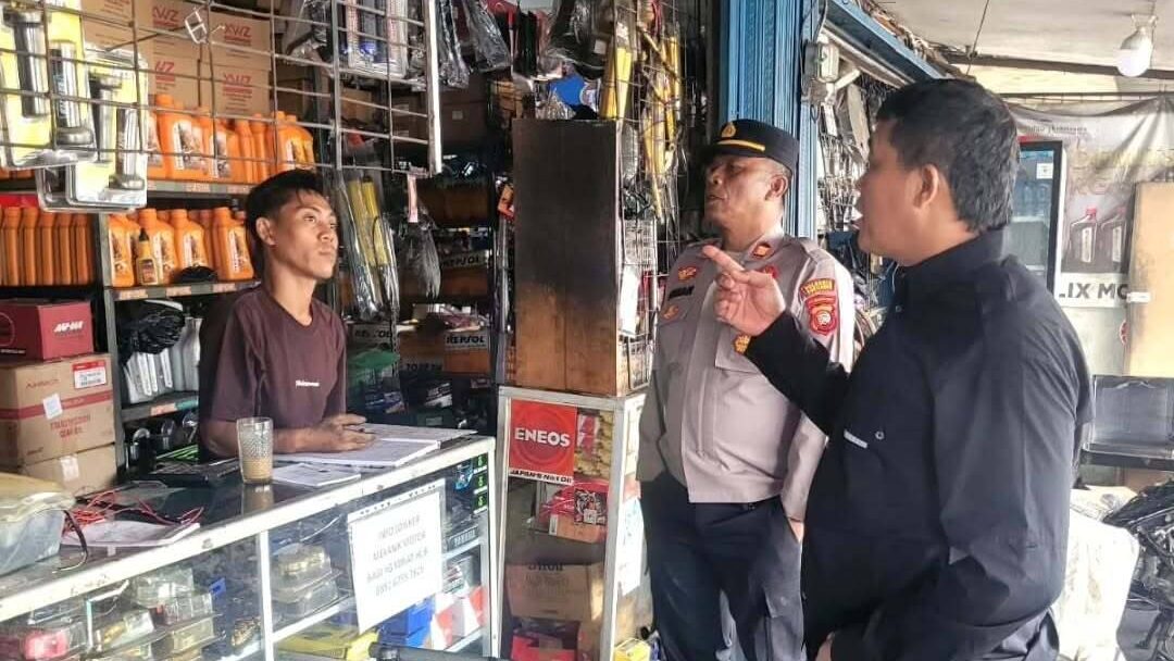 Cegah Knalpot Brong, Polisi Sisir Toko Suku Cadang di Pontianak Utara