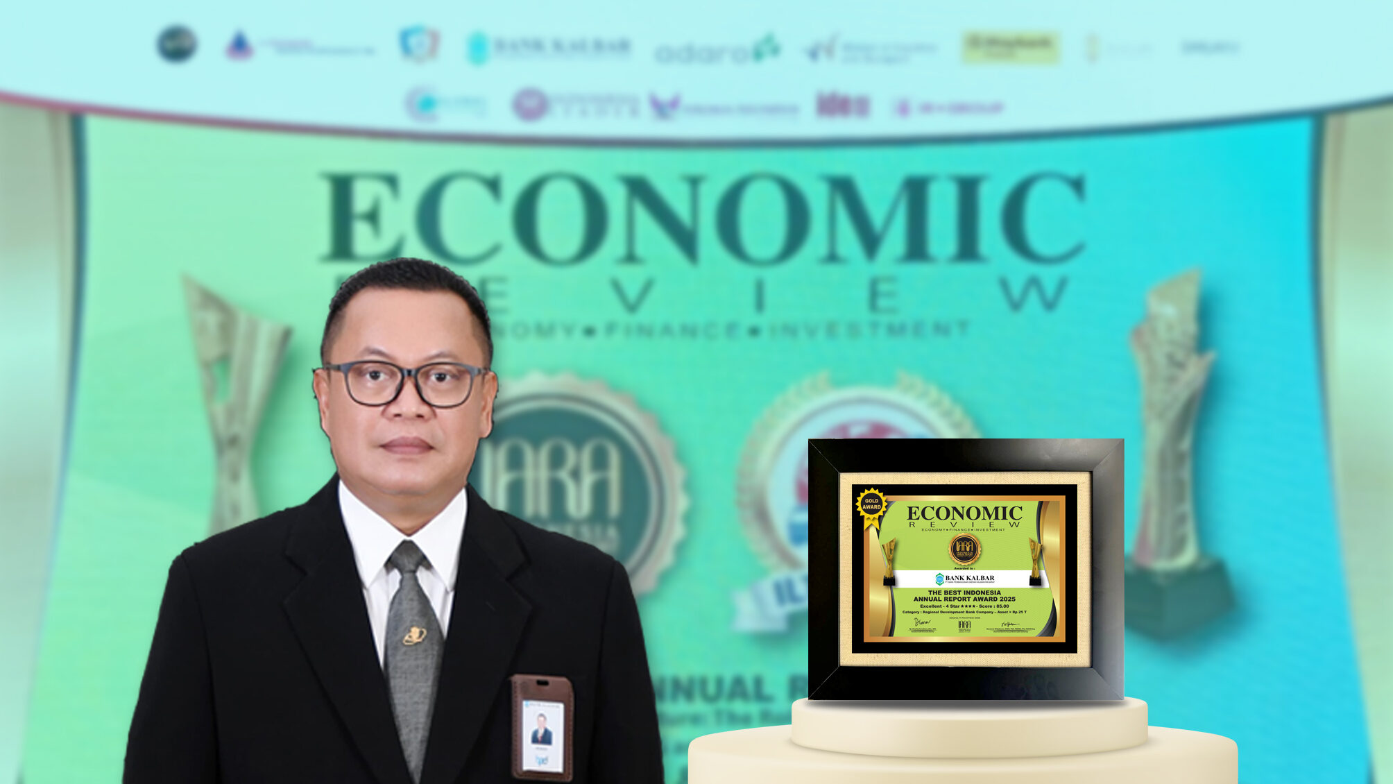 Bank Kalbar Raih Penghargaan The Best Indonesia Annual Report Award 2025