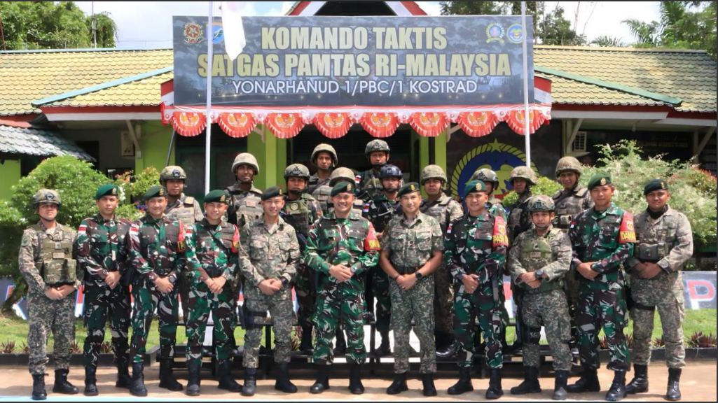 Harmoni Dua Negara, Pasukan Elite RI-Malaysia Rapatkan Barisan di Entikong
