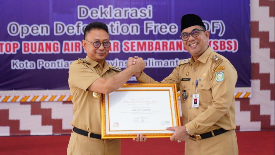 Tantangan Kota Sungai Tak Halangi Pontianak Raih Status Bebas 'BAB' Sembarangan