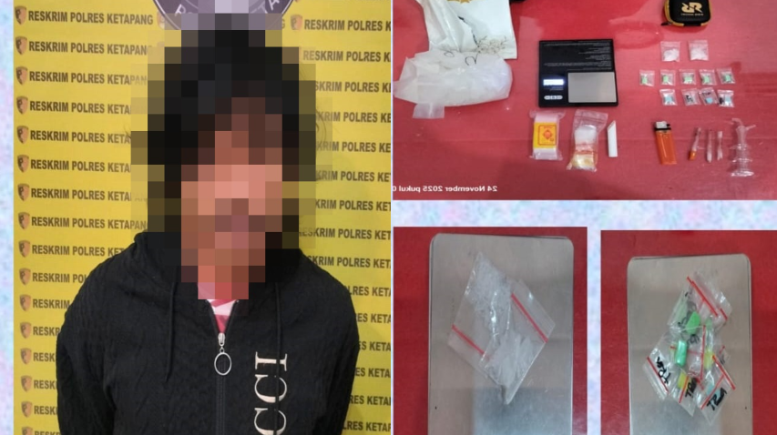 Bawa Paket Sabu dan 9 Butir Ekstasi, Warga Benua Kayong Diciduk Satnarkoba Polres Ketapang