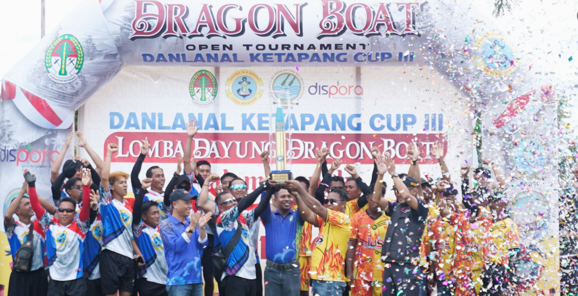 Hujan Konfeti di Sungai Pawan, Tim Bidas dan Posal Delta Pawan Berbagi Tahta Juara Danlanal Cup III