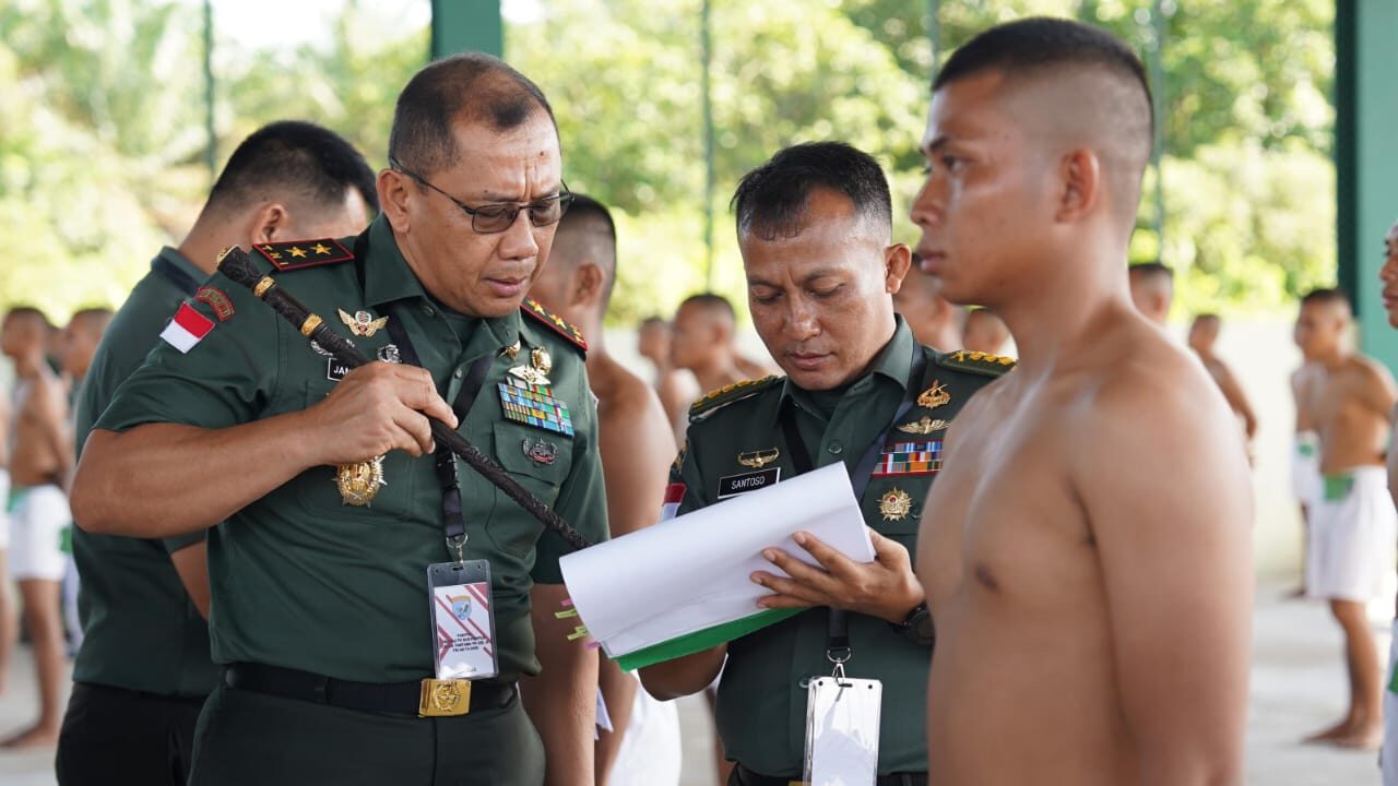 Pangdam XII/Tpr Pimpin Sidang Pantukhir, Cari Calon Tamtama Berkarakter Militan