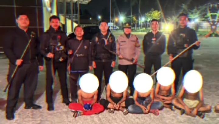 Bawa Celurit dan Stik Golf, 5 Remaja Hendak Tawuran di Pontianak Selatan Diamankan Polisi