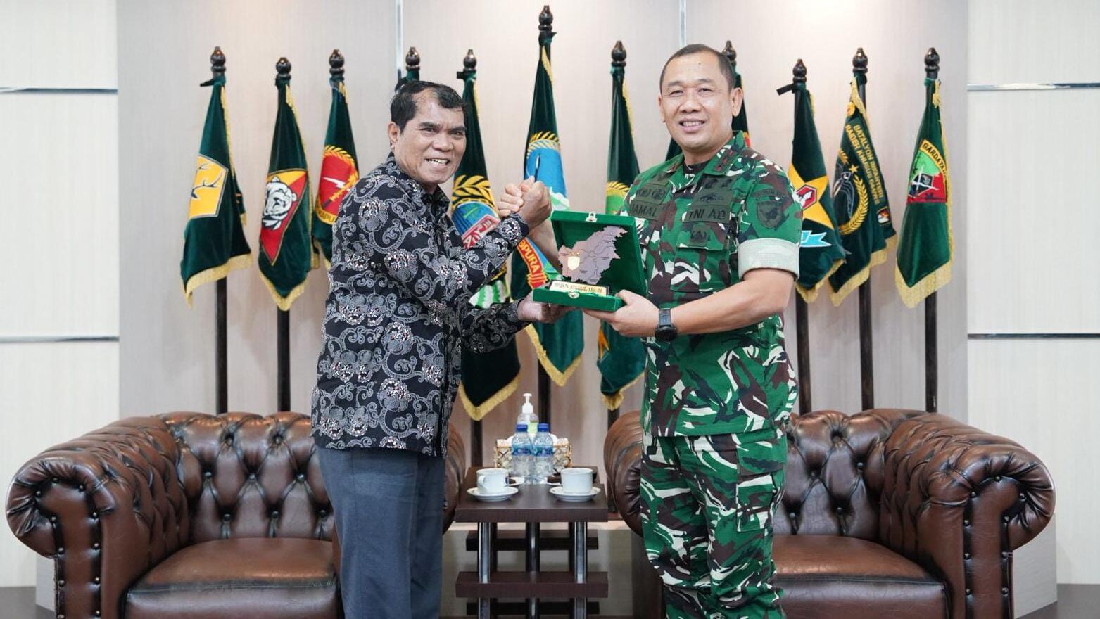 Silaturahmi Perpisahan, Pangdam XII/Tpr Terima Kunjungan Pamit Ketua Pengadilan Tinggi Pontianak