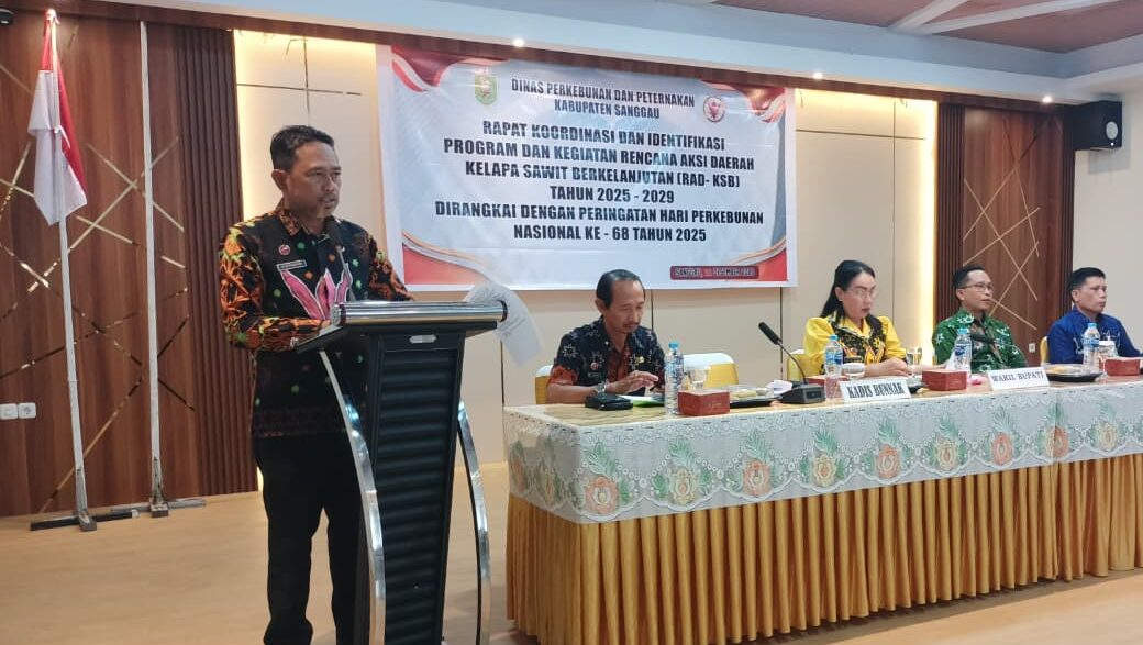 Disbunnak Sanggau Tekankan Prinsip 5P dalam Penyusunan Rencana Aksi Sawit Berkelanjutan