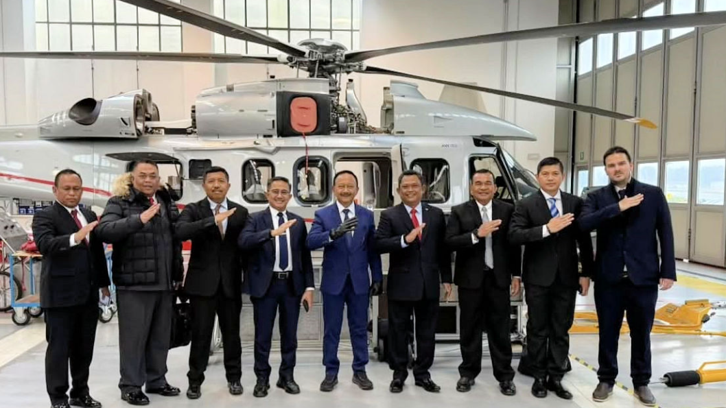 Pantau Langsung ke Italia, Wakasau Pastikan Kualitas 6 Helikopter Baru AW189 untuk TNI AU