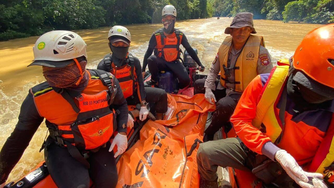 Hanyut Tiga Hari, Jasad Bocah Korban Tenggelam di Sungai Sebalo Bengkayang Akhirnya Ditemukan