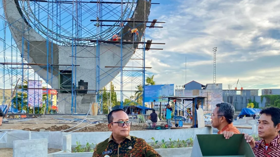 Progres Capai 85 Persen, Tugu Gaforaya Siap Jadi Ikon Baru Kubu Raya di Malam Pergantian Tahun