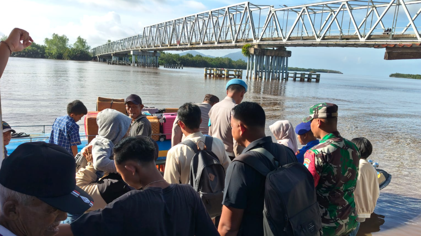 Pastikan Keselamatan Nataru, Polsek Simpang Hilir Perketat Izin Speedboat di Teluk Melano