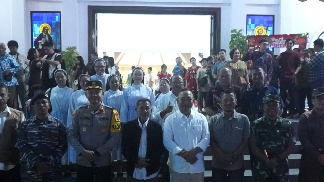 Cek Kesiapan Nataru, Ketua DPRD dan Forkopimda Ketapang Patroli Gereja hingga Pos Pam