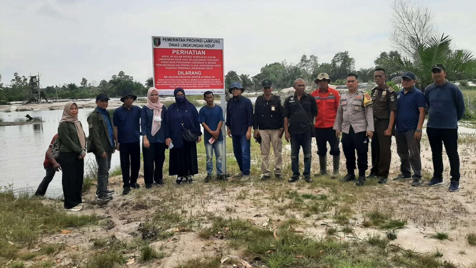 Sasar 4 Kabupaten/Kota, Pemprov Lampung Hentikan Paksa Puluhan Aktivitas Tambang Ilegal
