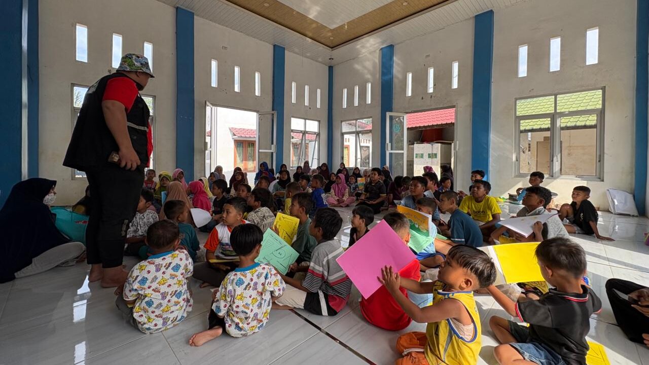 Dongeng Ceria Hadirkan Zona Anak, Pulihkan Psikososial Korban Bencana di Aceh Tamiang