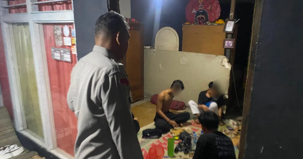 Resahkan Warga, Polisi Bubarkan Remaja Pesta Miras di Kubu Raya