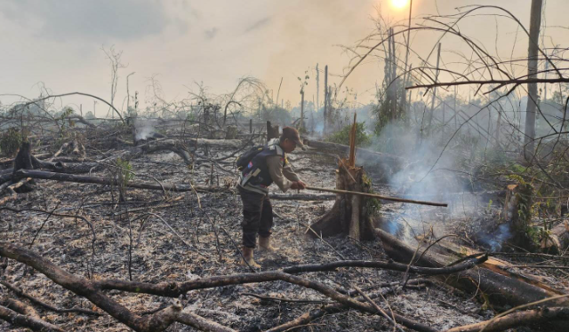 Terkendala Geografis Cek Karhutla, Polisi Gencarkan Aturan Pembukaan Lahan di Tayan Hulu