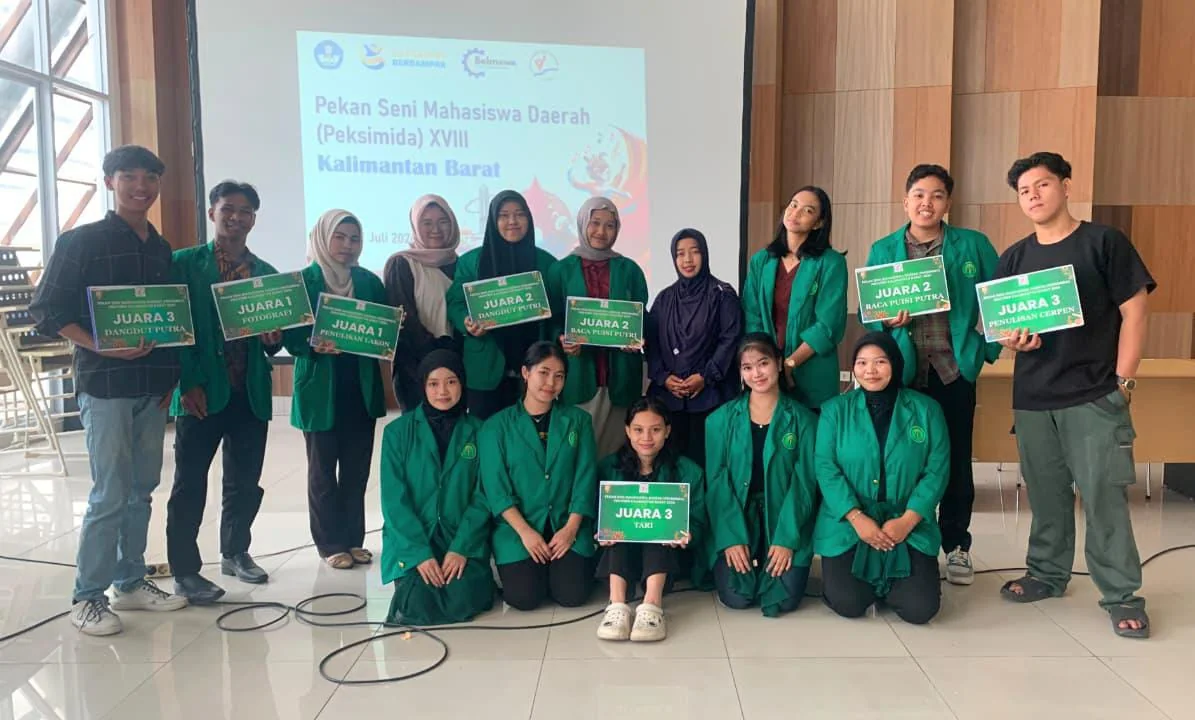 Borong Juara di PEKSIMIDA XVIII Kalbar, Dua Mahasiswa UNU Kalbar Melenggang ke PEKSIMINAS 2026