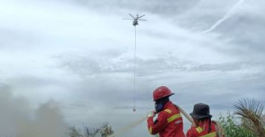 Kebakaran Mendekati Jalan Lintas, BNPB Prioritaskan Waterbombing di Tumbang Nusa