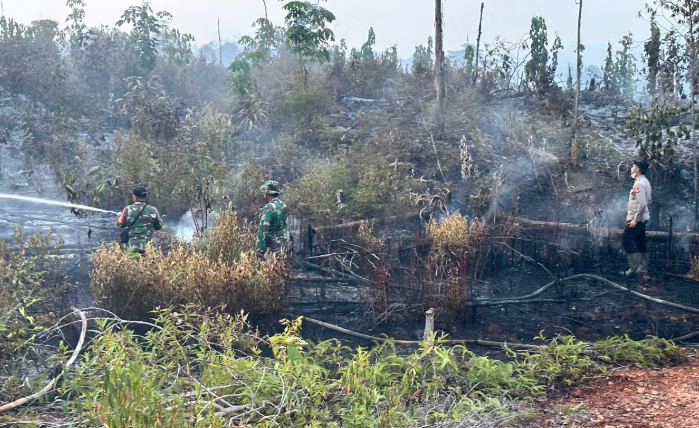 Cuaca Ekstrem Diduga Pemicu Karhutla, Polisi dan Perusahaan Perkuat Penanganan Karhutla di Toba