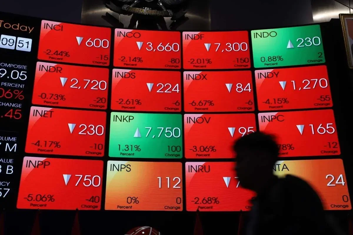 Sempat Dibuka Hijau, IHSG Hari Ini Ditutup Anjlok ke Level 6.267