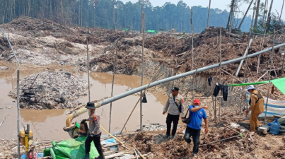 Informasi Penertiban Bocor? Pelaku Tambang Emas Ilegal di Kapuas Hulu Kabur Sebelum Sebelum Petugas Tiba di Lokasi