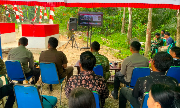 Fasilitas Jembatan dan Sumur Bor Hadir di Dusun Peripin Entikong