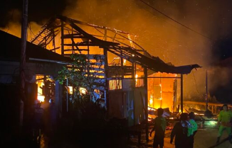 Rumah Warga di Sungai Duri II Mempawah Ludes Terbakar