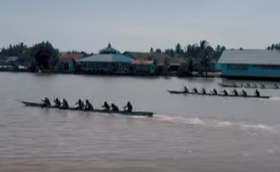 48 Tim Dayung Bersaing di Robo’-Robo’ Bidar Race Mempawah