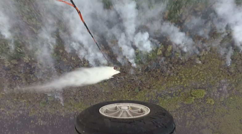 Darurat Karhutla Ketapang, Helikopter Water Bombing Dikerahkan