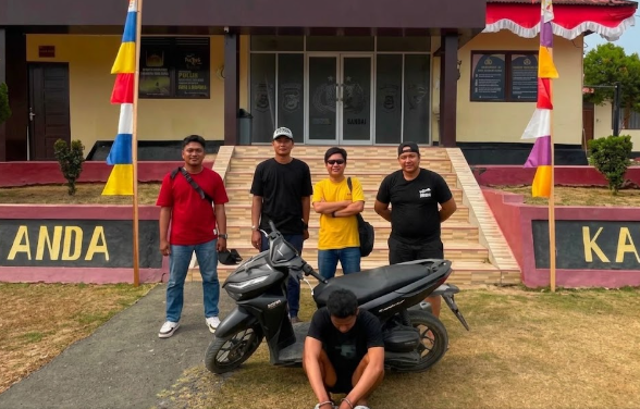 Modus Pinjam Kendaraan, Pria Pinyuh Gelapkan Motor Teman ke Ketapang