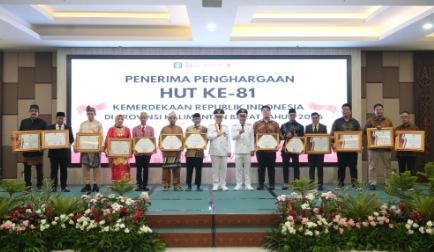Momen HUT RI, Dua Perusahaan KIPP Raih Penghargaan dari Pemprov Kalbar