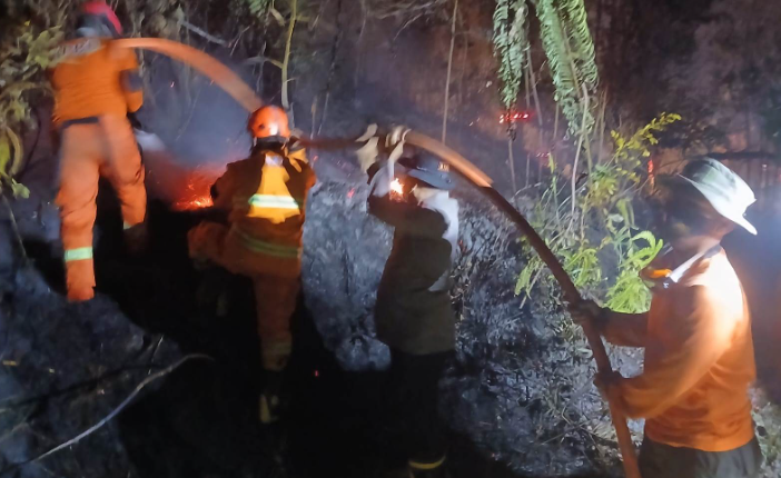 Ancaman Kebakaran Susulan di Lahan Terbakar Sungai Sengkuang