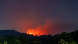 Kebakaran Lahan Meluas Dekat Pemukiman Desa Semata Sambas