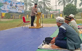 Antisipasi Kabut Asap Mencekam, Polsek Parindu Imbau Warga Stop Bakar Lahan