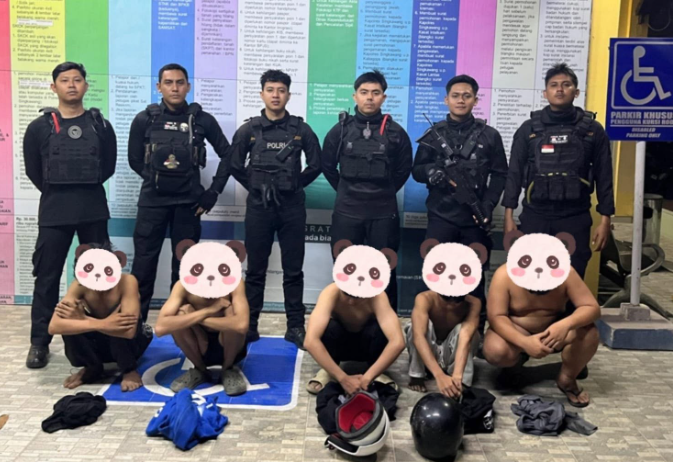 Warga Amankan Lima Remaja Terlibat Dugaan Tawuran di Jalan Lirang Proyek Singkawang