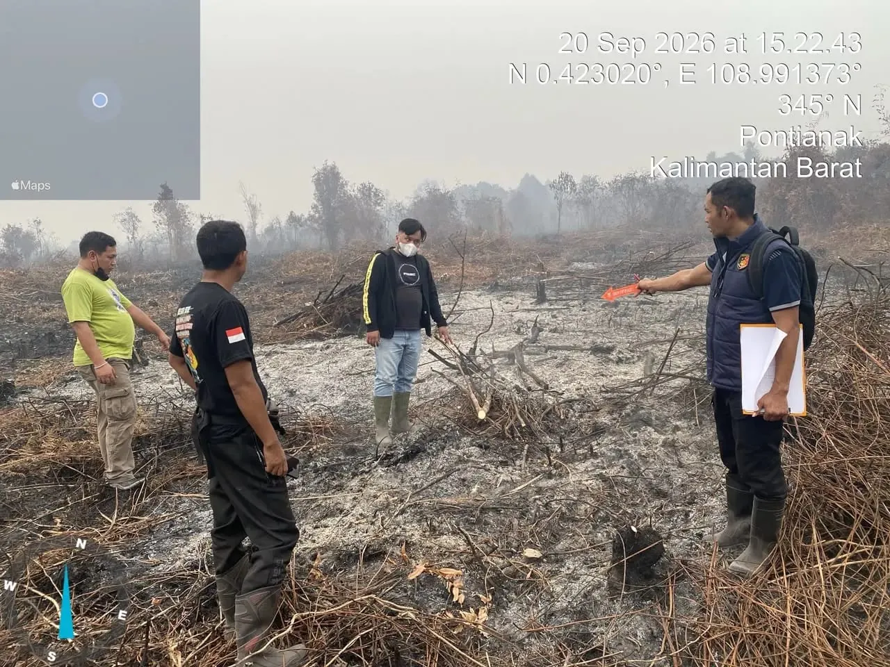Kasus Anggota DPRD Mempawah Pembakar Lahan Disikat Polres Mempawah